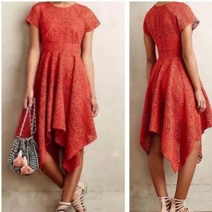Anthropologie Maeve Lace Dress Size 8